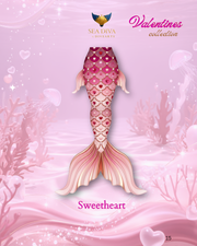 Mermaid Tail - Valentine - Sweetheart