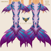 Mermaid Tail - Original - Aurora