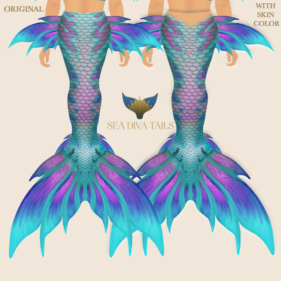 Mermaid Tails Inspired by Real Fish