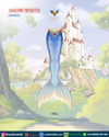 Alba Mermaid Tail - Snow White Collection