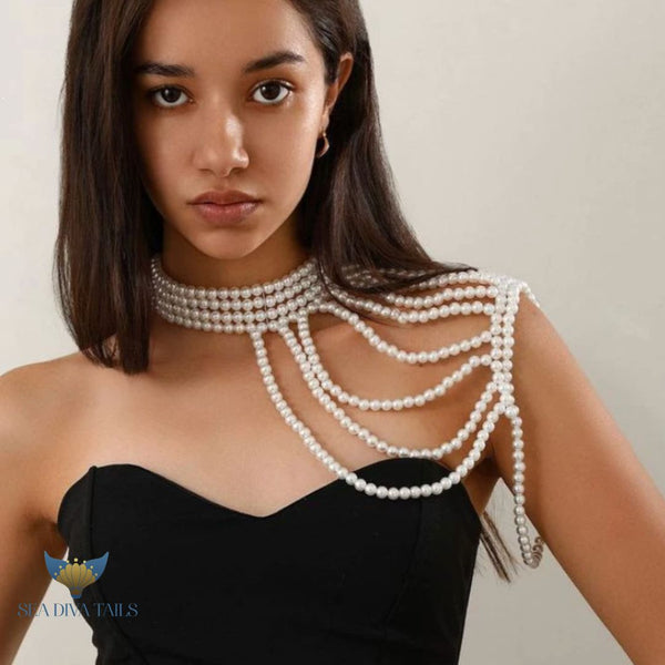 Swan Shoulder Necklace