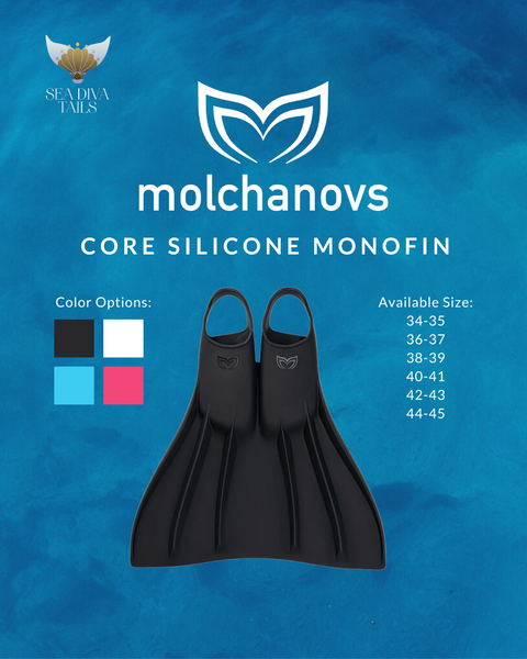 Molchanovs Core Silicone Monofin - The first freediving-specific