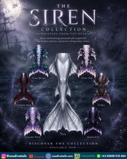 Crimson Siren Mermaid Tail - The Siren Collection