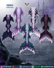 Crimson Siren Mermaid Tail - The Siren Collection