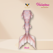 Mermaid Tail - Valentine - Blush