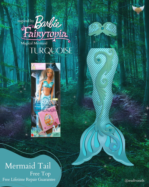 Barbie Fairytopia Magical Mermaid Barbie Turquoise Fairytopia