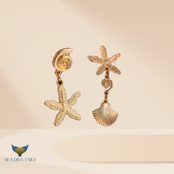 Aqua Dangle Earrings