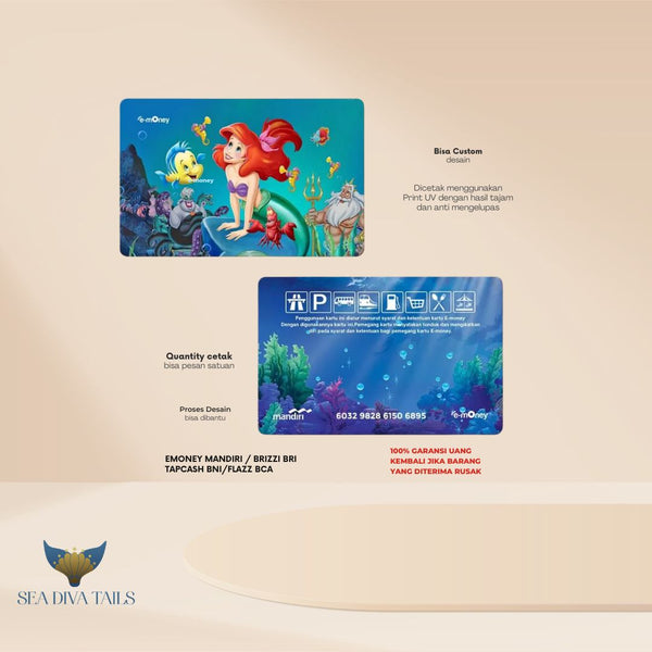 The Little Mermaid E-Money Card