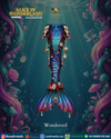 Wondervoil Mermaid Tail - Alice in Wonderland Collection