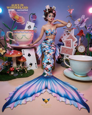 Mad Tea Party Mermaid Tail - Alice in Wonderland Collection