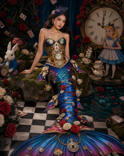 Wondervoil Mermaid Tail - Alice in Wonderland Collection