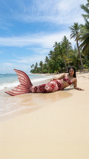 Mermaid Tail - Valentine - Scarlet